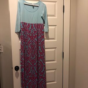 Pink Blush maxi dress